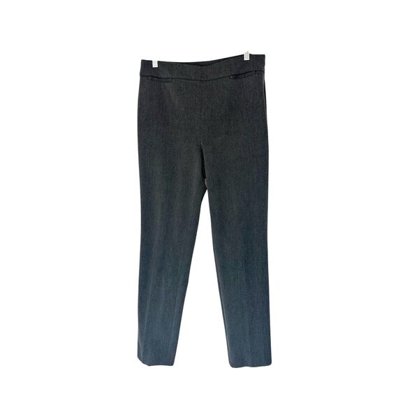 Talbots High Waist Straight Pant Gray Office Work Career Trousers Size 8 - Picture 1 of 12